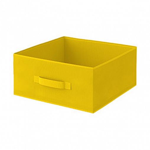 Короб для хранения Рыжий кот, 31 x 31 x 15 см, желтый фото