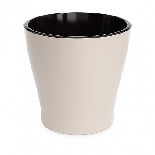 Горшок для цветов Альтернатива Лея, с автополивом, 10 л, бежевый фото