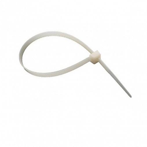 Хомут-стяжка Вихрь, нейлон, 2,5 x 150 мм, 100 шт, белый фото