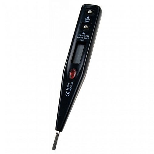 Отвертка индикаторная Кедр, 12-220 В, ЖК-дисплей с неоновой лампой фото