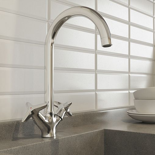 Смеситель для кухни IDDIS Copter, хром фото