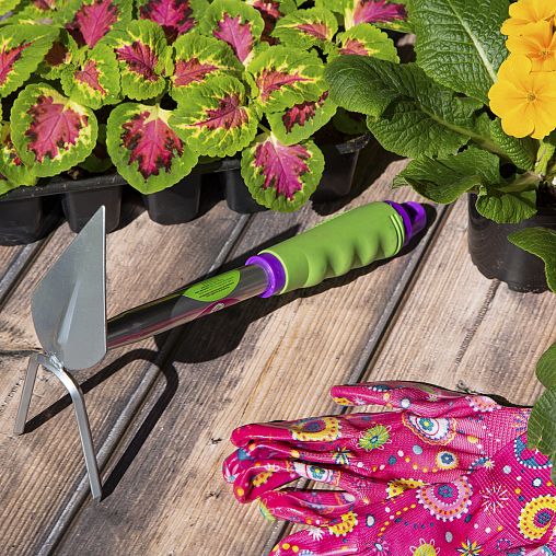 Мотыжка двойная Don Gazon, 2 зуба, 310 мм фото