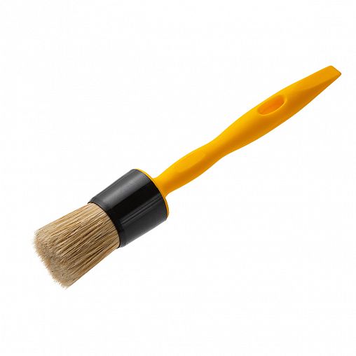 Кисть круглая Акор Эксперт, смешанная щетина, пластиковая ручка, 30 мм фото