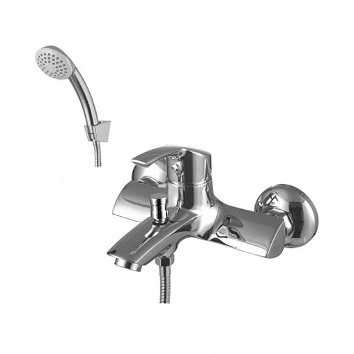 Смеситель для ванны с душем Lemark Plus Strike LM1102C, однорычажный, хром фото