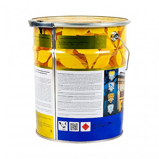 Декоративная пропитка для дерева Veres Gold Lazura №19, глянцевая, 10 л, дуб фото