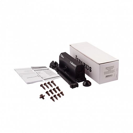 Доводчик дверной Нора-М 430 Isparus, для дверей 50 - 110 кг, черный фото