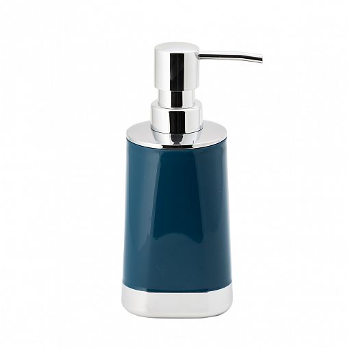 Дозатор для жидкого мыла Аквадекор Gloss, пластик, темно-синий фото