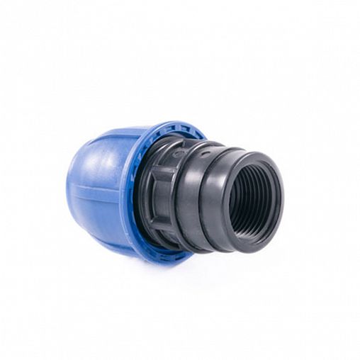 Муфта компрессионная для ПНД труб Lammin, внутренняя резьба, 20 x 1" фото