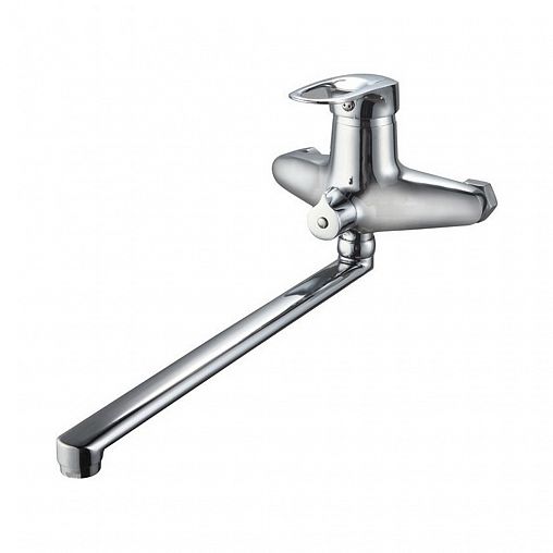 Смеситель для ванны Tsarsberg 950-1207, с длинным изливом, однорычажный, хром фото