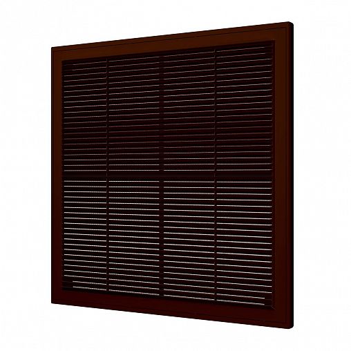 Решетка вентиляционная Era 3030Р кор, пластиковая, с сеткой, 300 x 300 мм фото