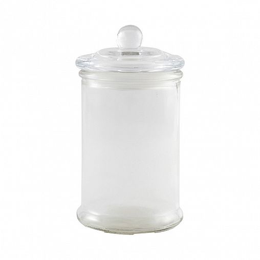 Банка для сыпучих продуктов Mallony Banca, стеклянная, с крышкой, 0,4 л фото