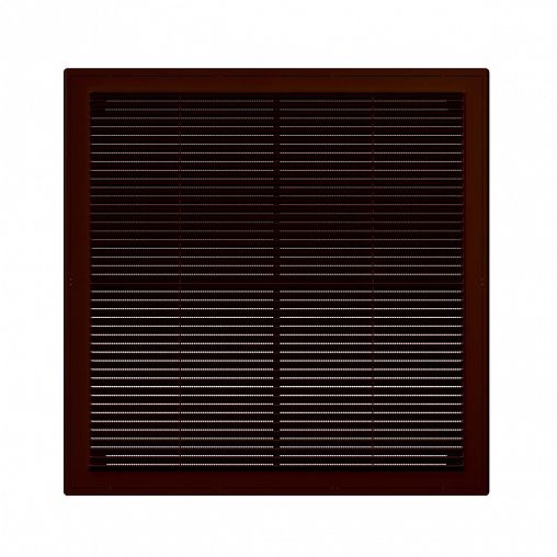 Решетка вентиляционная Era 4040Р кор, пластиковая, с сеткой, 400 x 400 мм фото