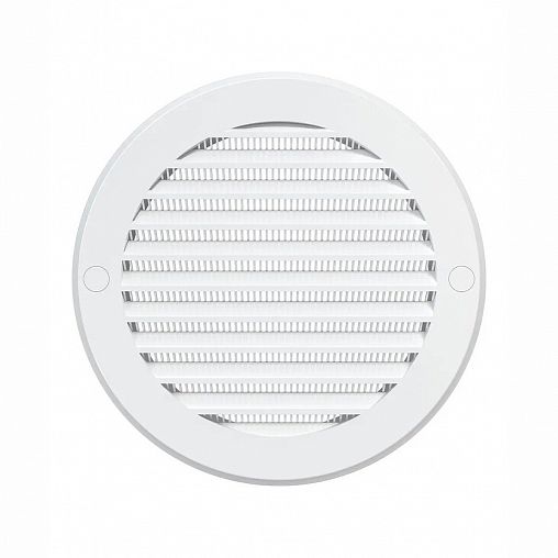 Решетка вентиляционная Era 15РКС, пластиковая, с сеткой, с фланцем D 150 мм, D 186 мм фото