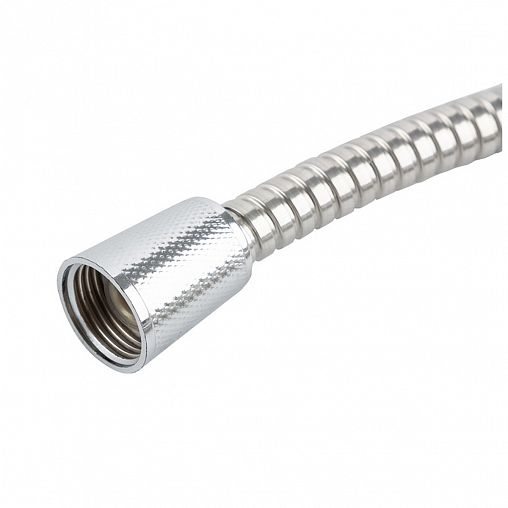 Шланг для душа Рыжий кот, нержавеющая сталь, 1/2" x 1/2", 1,5 м, серебро фото