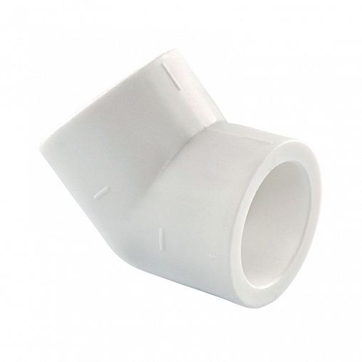 Угол соединительный полипропиленовый РТП 20 мм, 45º фото