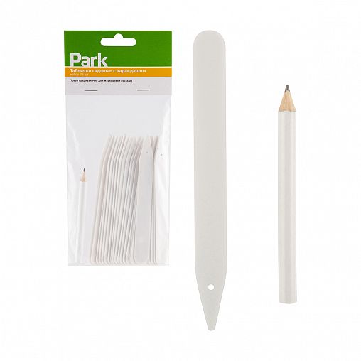 Таблички садовые Park, с карандашом, 12 x 1,3 см, 25 шт фото