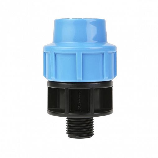 Муфта комбинированная полипропиленовая Джилекс, с наружной резьбой, 25 x 1/2" П фото