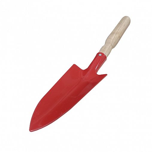 Совок посадочный, с деревянной ручкой, 370 мм фото