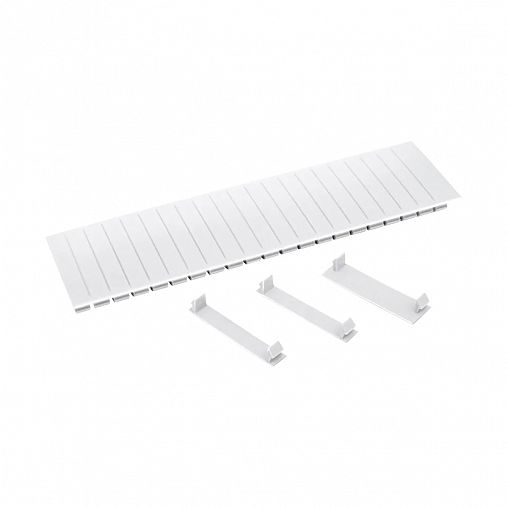 Заглушка IEK, 12 модулей, белая фото