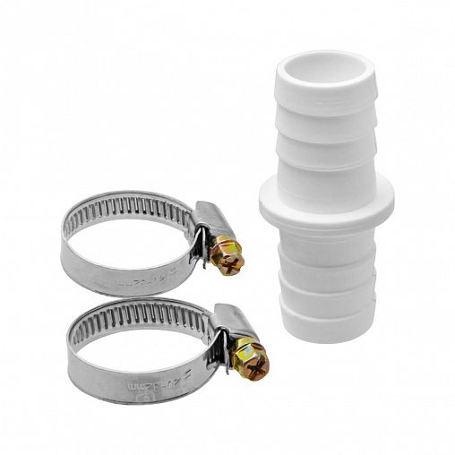 Соединитель с хомутом для сливных шлангов MasterProf, 22 мм фото