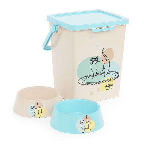 Миска для животных Альтернатива Мур-Мяу, 0,3 л фото