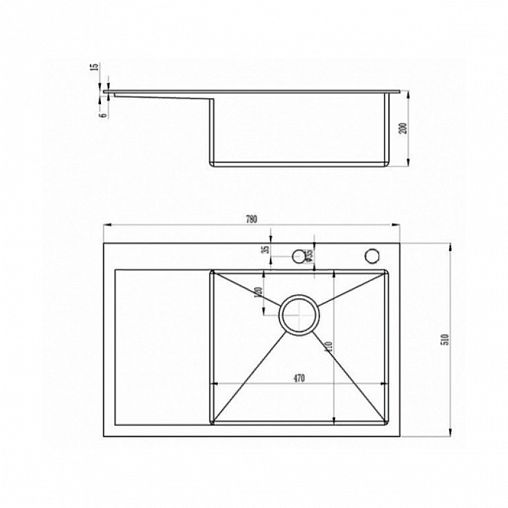 Мойка для кухни zorg r 7851 r