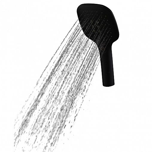 Лейка для душа Fashun A17-7, 3 режима, черная фото