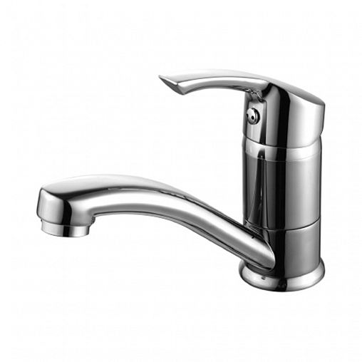 Смеситель для раковины с поворотным изливом Lemark Plus Strike LM1107C, однорычажный, хром фото