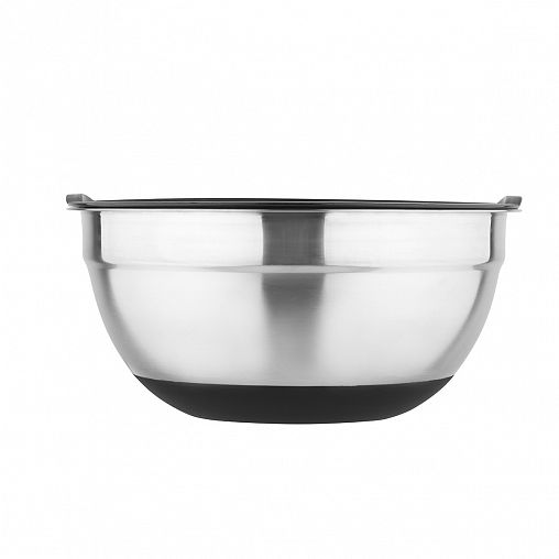 Миска из нержавеющей стали Mallony Amarena, пластиковая крышка, 5 л фото