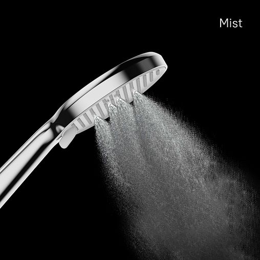 Лейка для душа Milardo Ideal Spa ILS3FCRM18, 3 режима, хром фото