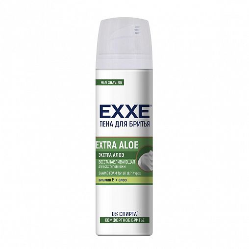 Пена для бритья EXXE Extra Aloe, восстанавливающая, 200 мл фото