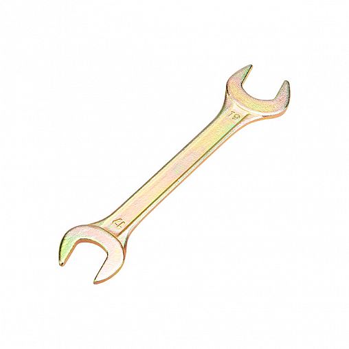 Ключ рожковый Rexant, 17 x 19 мм, желтый цинк фото