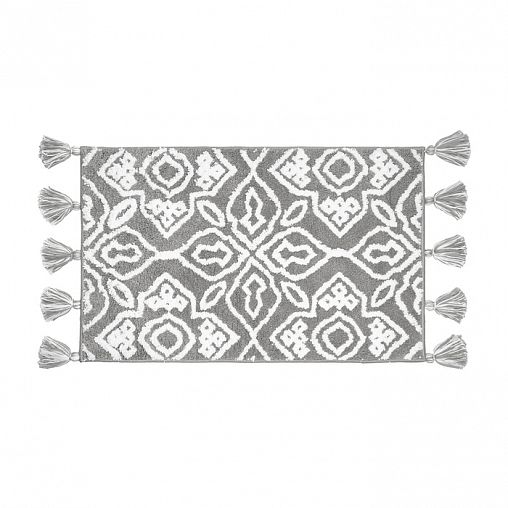 Коврик для ванной IDDIS DT01P58i12, микрофибра, 50 x 80 см, серый фото