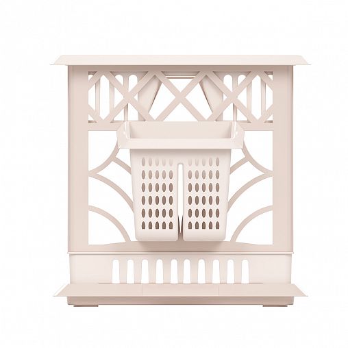 Сушилка для посуды Альтернатива Мечта Хозяйки №1, 48 x 30,5 x 30 см, светло-бежевая фото