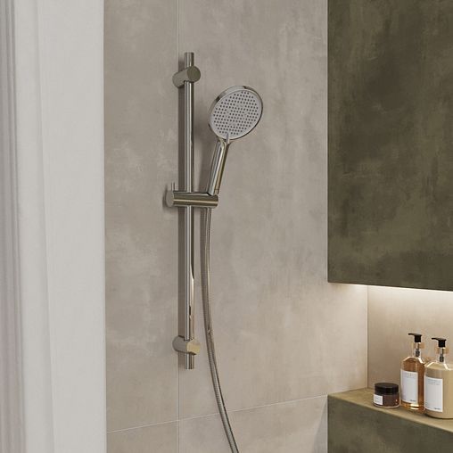 Лейка для душа Milardo Ideal Spa ILS3FCRM18, 3 режима, хром фото