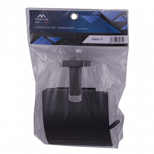 Держатель для туалетной бумаги Fashun A2603-17, настенный, графит фото