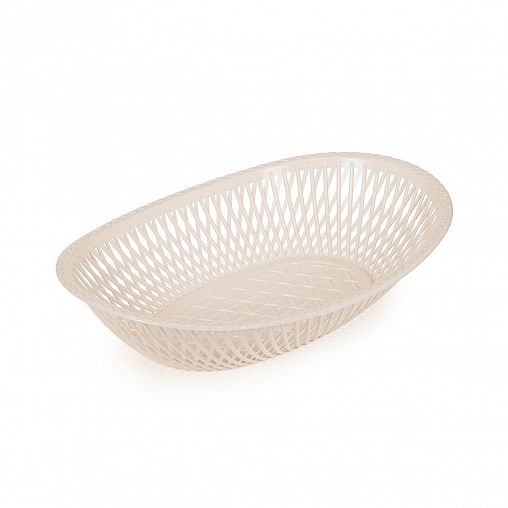Сухарница Альтернатива, овальная, 30 x 20 x 6,3 см, бежевая фото