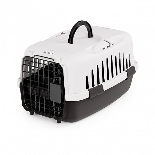 Переноска для животных Альтернатива, 48 x 32,5 x 26 см, черная фото