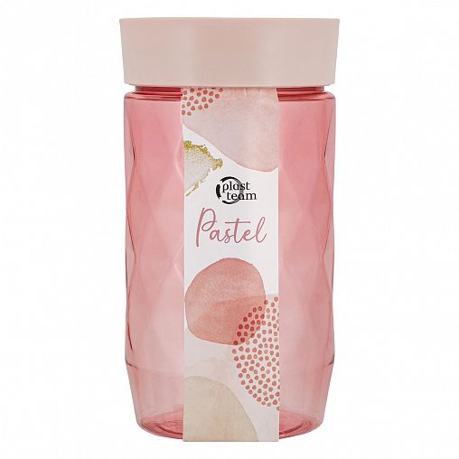Банка для сыпучих продуктов Plast Team Pastel, 1 л фото
