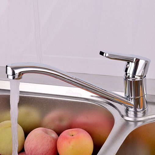 Смеситель для кухни IDDIS Sena, хром фото