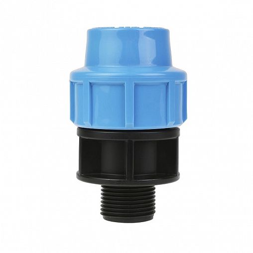 Муфта комбинированная полипропиленовая Джилекс, с наружной резьбой, 25 x 3/4" П фото