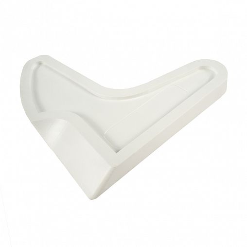 Шпатель затирочный Кедр Сердечко, резиновый, 90 x 90 мм фото