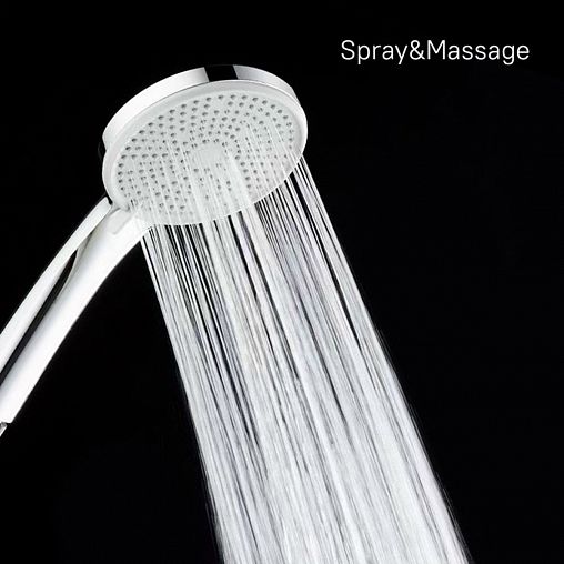 Лейка для душа Milardo Essential, 5 режимов, хром фото