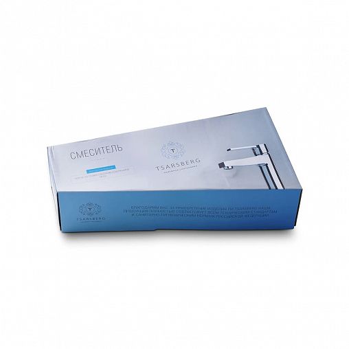 Смеситель для ванны с душем  Tsarsberg TSB-950-1177, с длинным изливом, однорычажный, хром фото