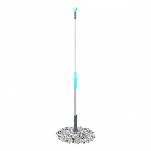 Швабра для пола Рыжий кот MopM13 Твист Pro, насадка микрофибра, 80 - 134 см фото