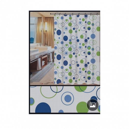 Штора для ванной Fashun A8811, 180 x 180 см, Peva фото