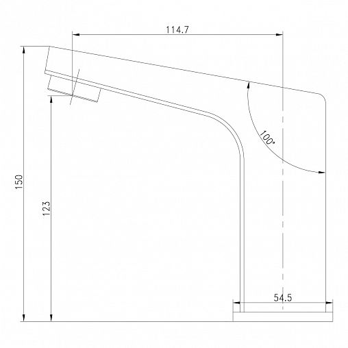 Смеситель для раковины Lemark Project LM4650CE, сенсорный, хром фото