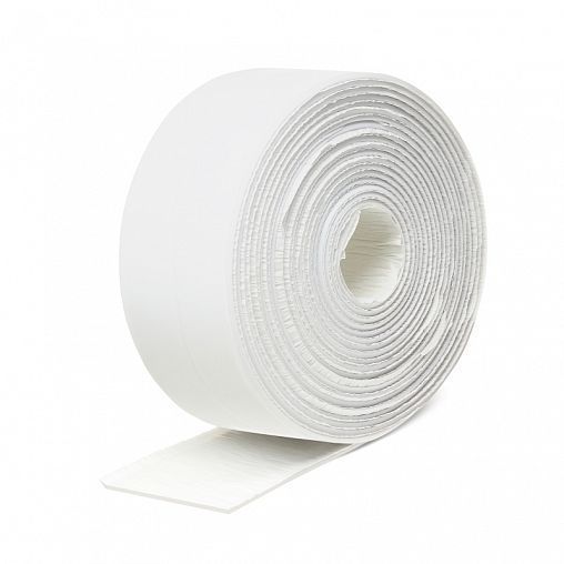 Самоклеящаяся бордюрная лента для ванн Unibob, 60 мм x 3,35 м, белая фото