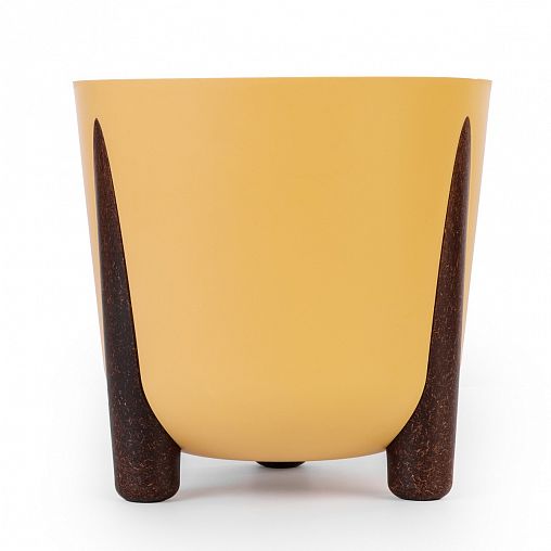 Горшок-кашпо Альтернатива Жардин, на ножках, 21 л, горчичный фото Горшок-кашпо Альтернатива Жардин, на ножках, 21 л, горчичный фото