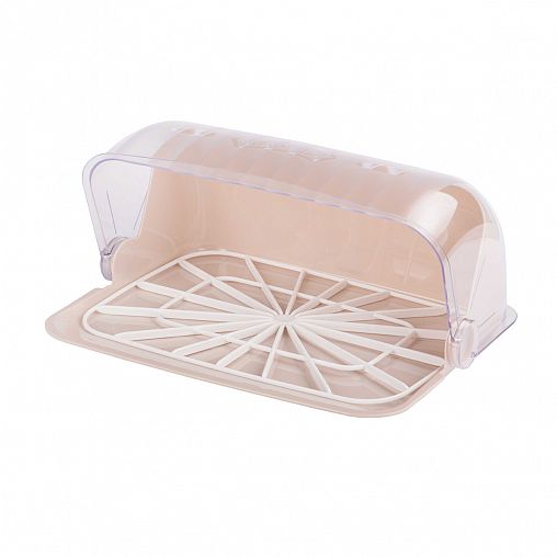 Хлебница Альтернатива Изобилие, 34 x 27 x 18 см, светло-бежевая фото